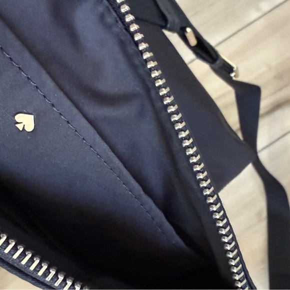 ♠️ Kate Spade Classic Black Nylon Crossbody Bag - Picture 7 of 7